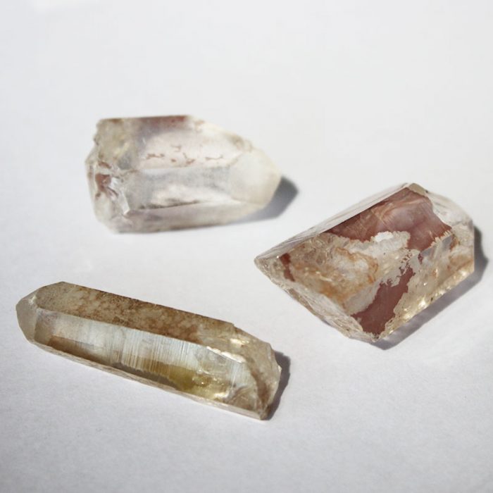 Pointes Quartz fumé, lot de 3 – Image 5