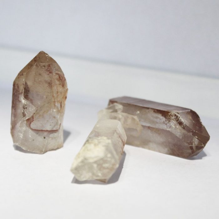 Pointes Quartz fumé, lot de 3 – Image 6