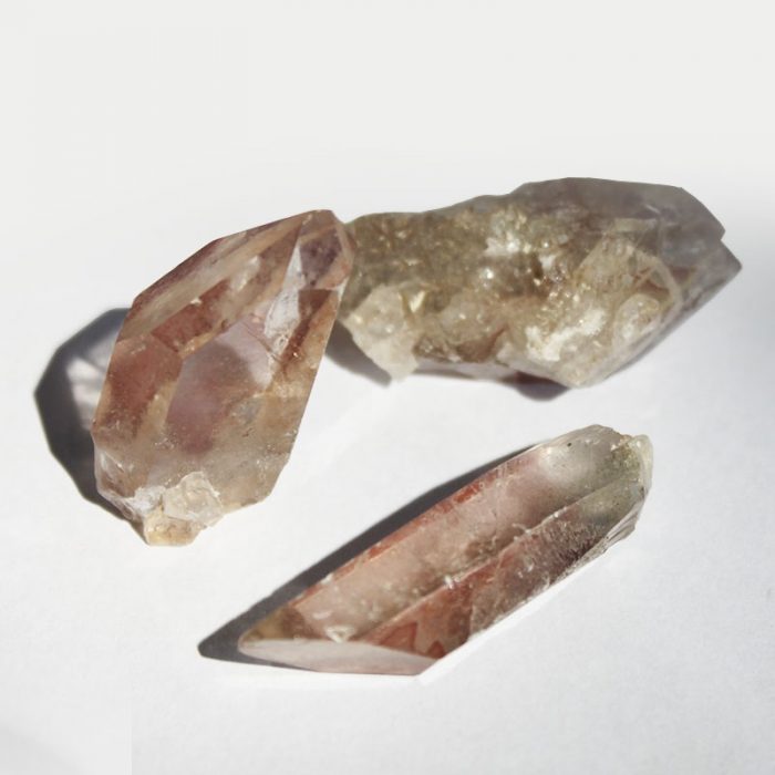 Pointes Quartz fumé, lot de 3 – Image 10