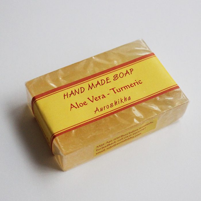 Savon naturel Auroshikha à l'Aloé Vera et Curcuma
