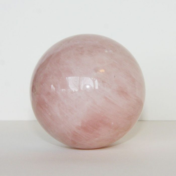 Sphère de quartz rose, 6 cm - Pièce unique