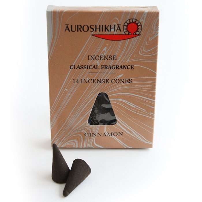 Encens cônes parfum d'ambiance Auroshikha, cannelle