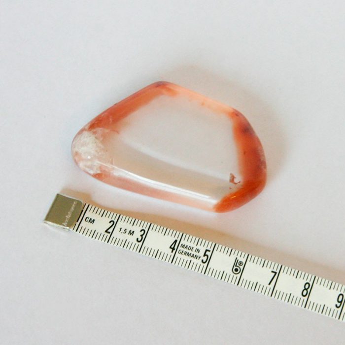 Quartz hématoïde du Brésil - Pierre polie de 43 gr - pièce unique