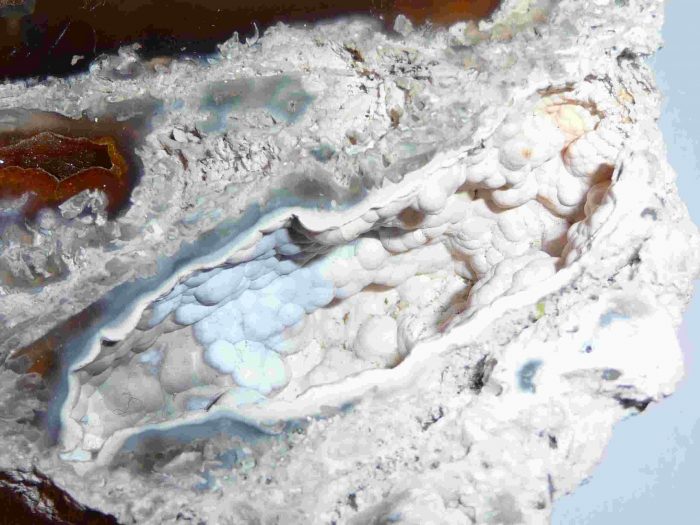 Calcédoine dans du Corail - pierre brute 199 gr - pièce unique – Image 6