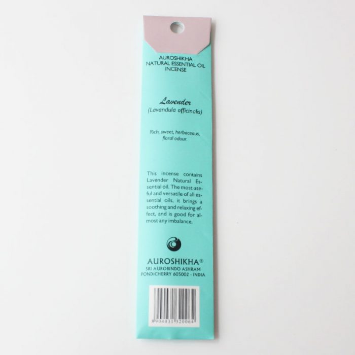 Encens Auroshikha aux huiles essentielles, lavande – Image 3