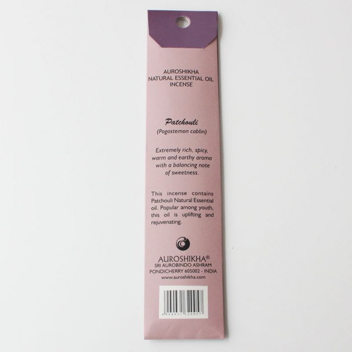 Encens Auroshikha aux huiles essentielles, patchouli – Image 3