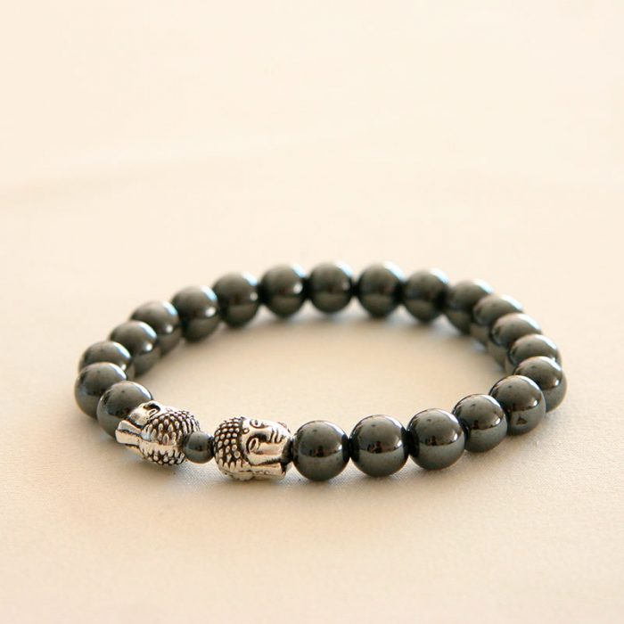 Bracelet bouddha hématite