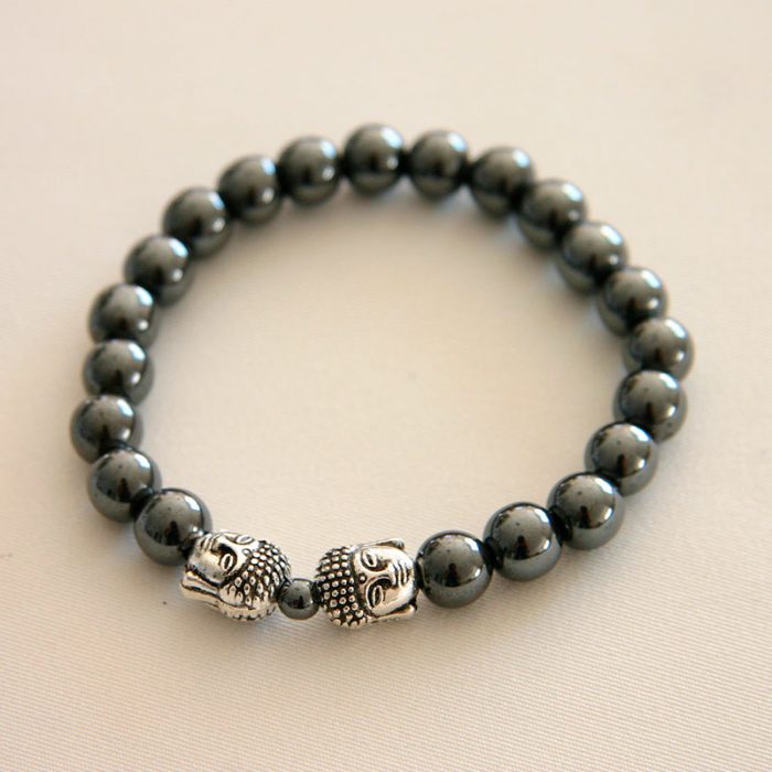 Bracelet bouddha hématite – Image 3