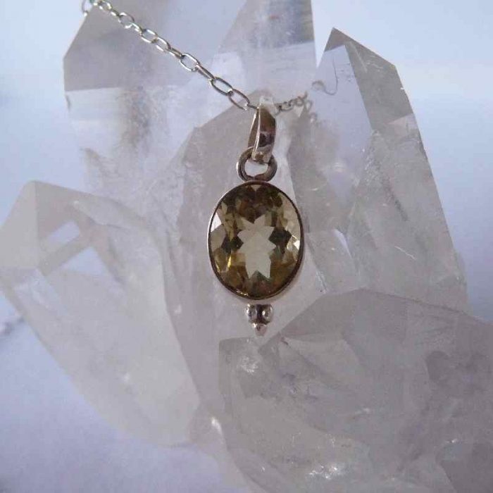 Pendentif citrine et argent 925 – Image 3